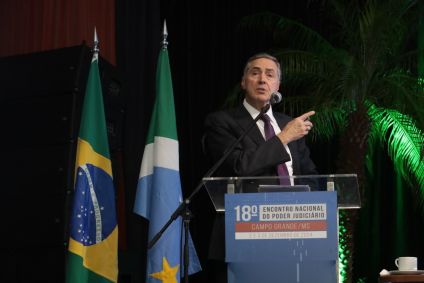 O presidente do STF e do CNJ, Luís Roberto Barroso