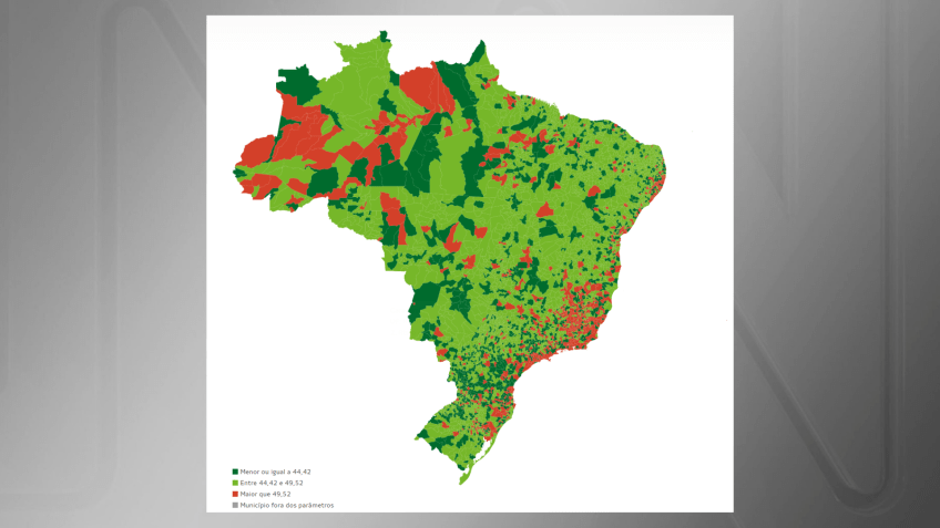 Risco de deslizamentos no Brasil • Divulgação