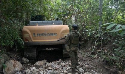 PF prende 7 pessoas em flagrante por garimpo ilegal em terra indígena no MT