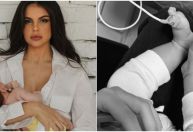Amanda Kimberlly posta foto da filha com Neymar hospitalizada e desabafa
