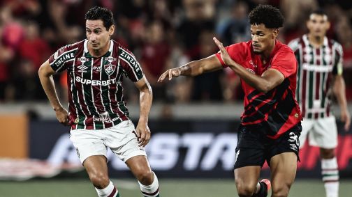 Lance de Athletico-PR e Fluminense, pela 36ª rodada