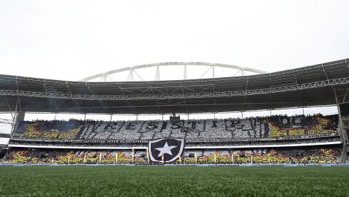 Mosaico da torcida do Botafogo