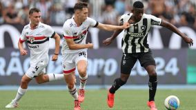 Botafogo e São Paulo se enfrentaram pela última rodada