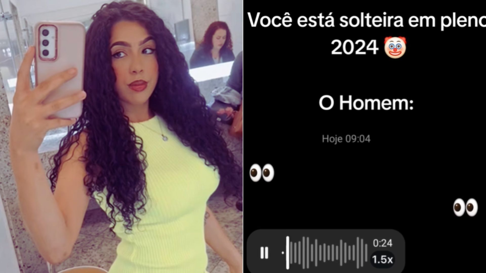 Cantada invertida de morador de Santos em jovem de Santo André viraliza