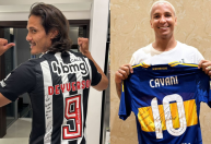 Deyverson publica foto de Cavani com camisa do Atlético-MG