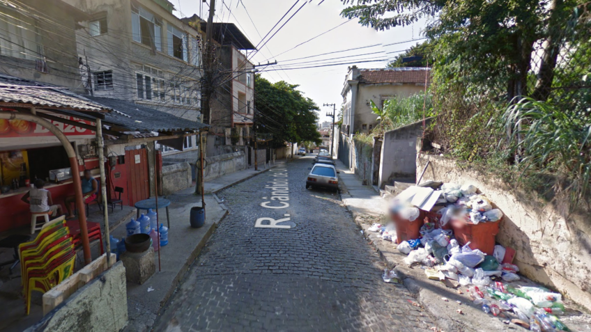 Caso aconteceu na rua Cândido de Oliveira, na tarde desta quinta-feira (12) • Reprodução/Google Street View