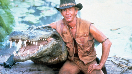 Pôster de "Crocodilo Dundee"
