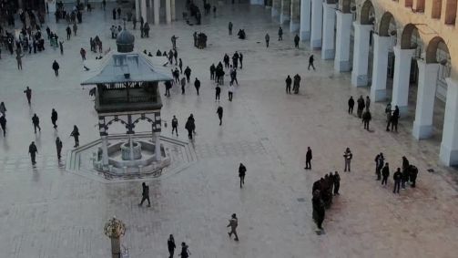 Imagens de drone mostram Damasco depois que rebeldes tomaram a capital síria.