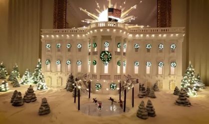 Vídeo mostra decoração de Natal da Casa Branca