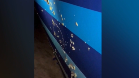 Imagens compartilhadas nas redes sociais na quarta-feira (25) mostraram buracos visíveis nos destroços do voo da Azerbaijan Airlines que caiu no Cazaquistão, deixando ao menos 38 mortos e 29 feridos.