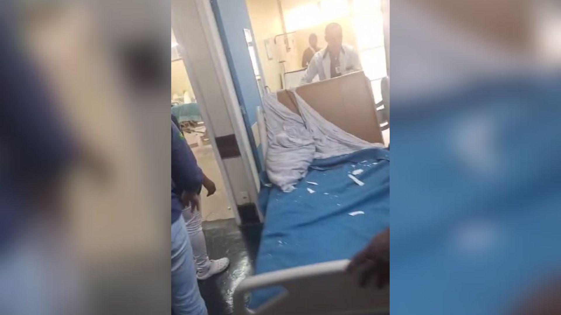 desabamento hospital