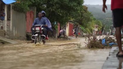 Enchentes na cidade de Port-de-Paix, no norte do Haiti, deixaram ao menos sete pessoas mortas.
