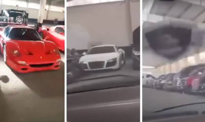Garagem abandonada por Bashar al-Assad, na Síria, tinha mais de 40 modelos