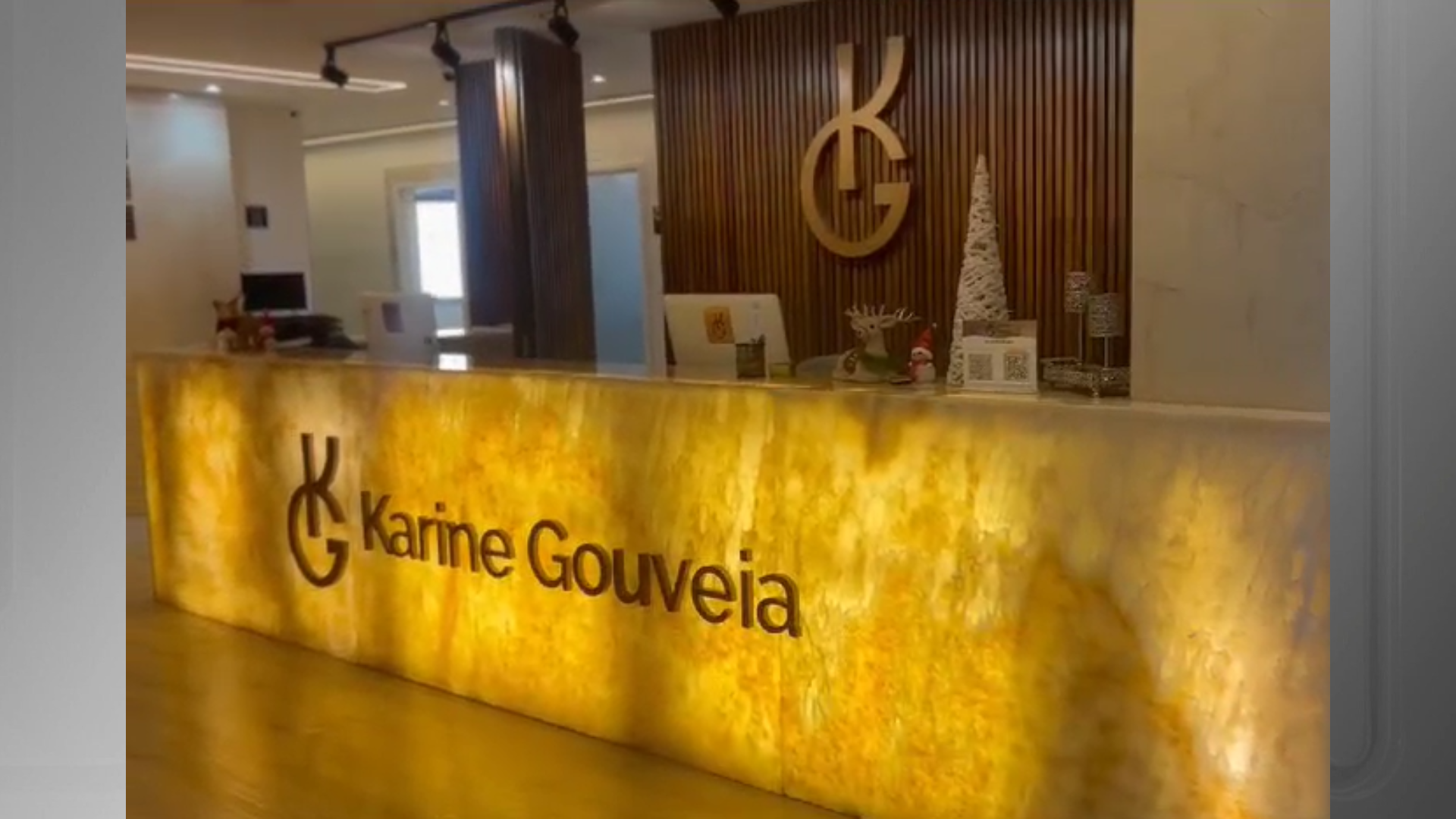 Imagem mostra recepção de clínica alvo de operação