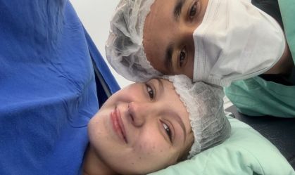 Isabel Veloso dá à luz Arthur, primeiro filho com Lucas Borbas