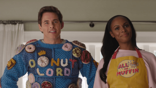 James Marsen e Tika Sumpter em 'Sonic 3"