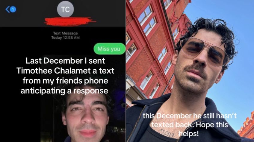 Prints do TikTok de Joe Jonas • Reprodução/Joe Jonas