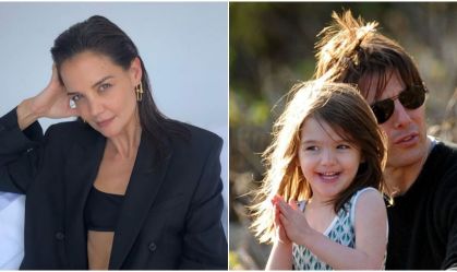 Katie Holmes nega que filha com Tom Cruise herdou fundo milionário do ator
