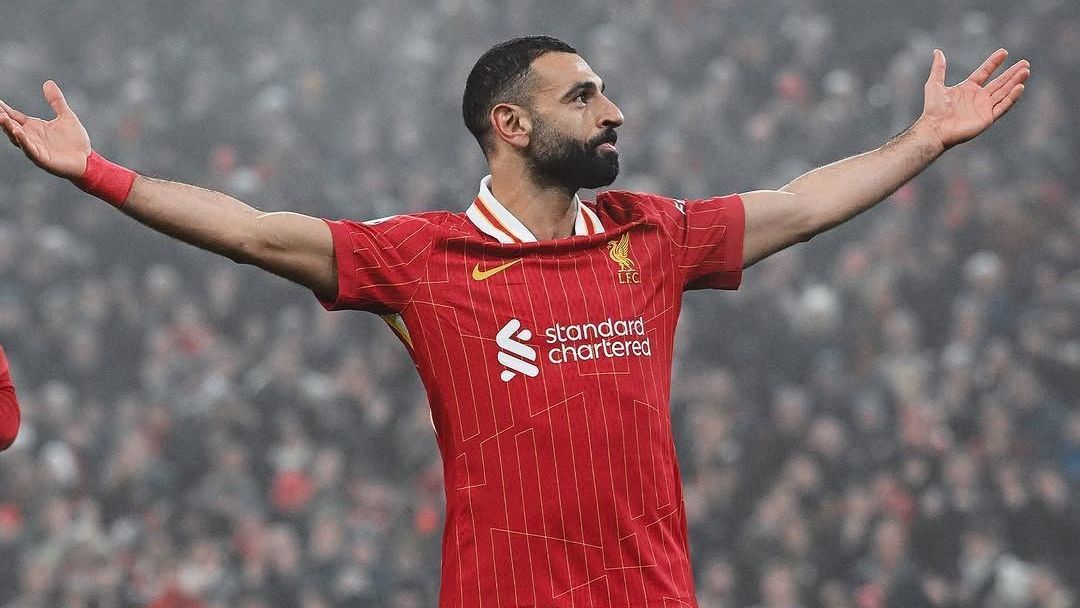 Salah fez o terceiro gol da vitória do Liverpool no Boxing Day