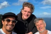 Marcello Novaes posta foto com os filhos e web reage: "Que genética"