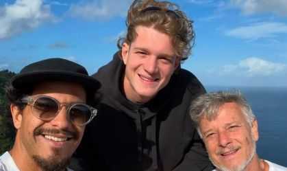 Marcello Novaes posta foto com os filhos e web reage: "Que genética"