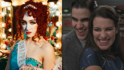 Montagem com Chappell Roan e episódio de Glee