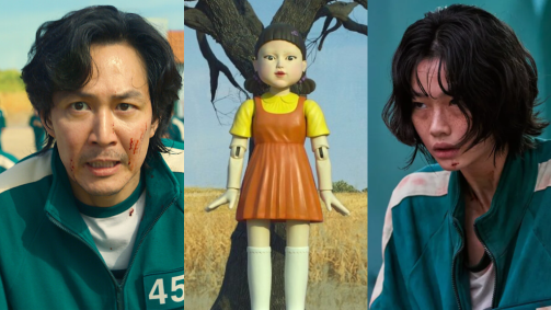 Montagem com momentos da primeira temporada de "Round 6"