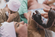 Zezé e Graciele postam fotos da filha Clara: "Decidiu antecipar sua chegada"