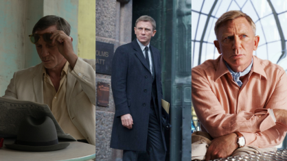 Montagem com os filmes de Daniel Craig