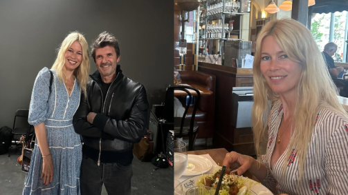 Montagem de fotos com Claudia Schiffer