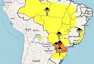 São Paulo tem previsão de forte temporal para o primeiro fim de semana do verão