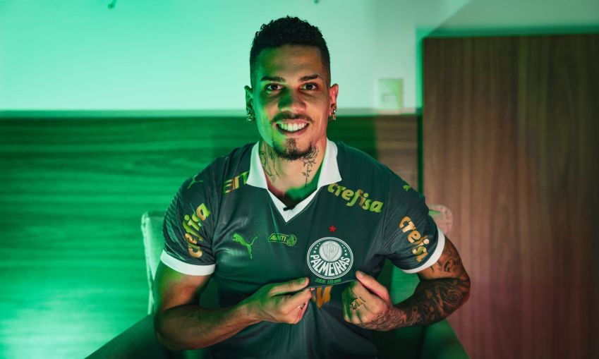Paulinho é o novo reforço do Palmeiras • Foto: Giovani Conde/by Canon/Palmeiras