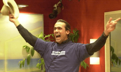 Rodrigo Leonel vencendo o BBB2