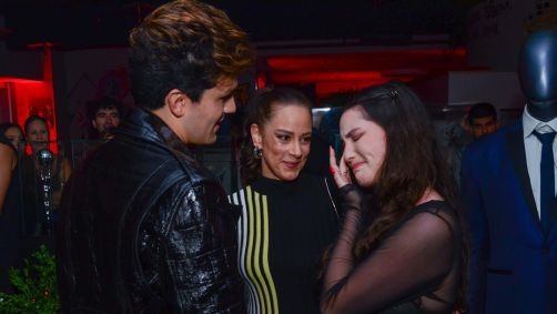Amanda, filha de Silvia Abravanel, conheceu Luan Santana na noite de terça-feira (10)