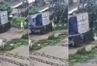 Vídeo: idoso é atropelado por trem no Paraná