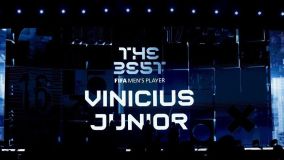 Vini Jr. conquistou o prêmio de melhor jogador do mundo no The Best Fifa