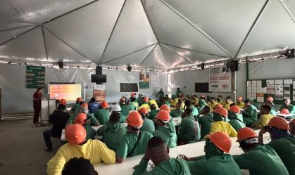 Campanha promove conscientização sobre câncer de pele para trabalhadores da construção civil