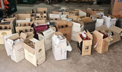 PF apreende mais de mil garrafas de vinho importados