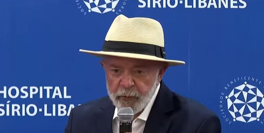 Lula no Sírio-Libanês, em São Paulo