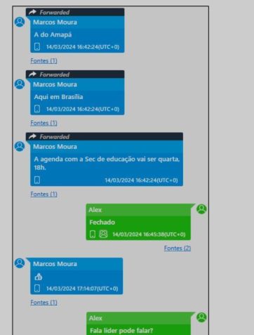 Conversa sobre a secretária de Educação do Amapá • Reprodução