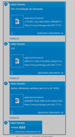 Envio de documentos por Fabio Parente • Reprodução