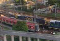 SP: Trem de carga descarrila e provoca transtornos na CPTM