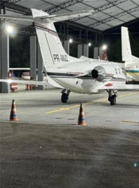 Aeronave apreendida pela PF e liberada posteriormente, foi a mesma registrada pela FAB em Macapá • Reprodução