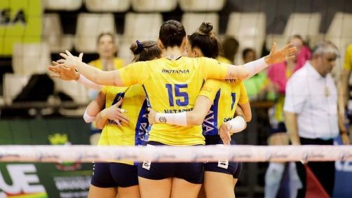 Equipe do ABEL Moda Vôlei em quadra