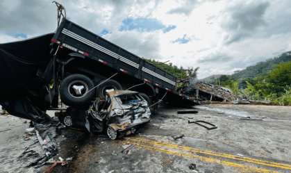 Acidentes em rodovias federais mataram mais de 16 pessoas por dia em 2024