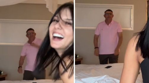 Ana Castela faz dancinha com o pai nas redes sociais