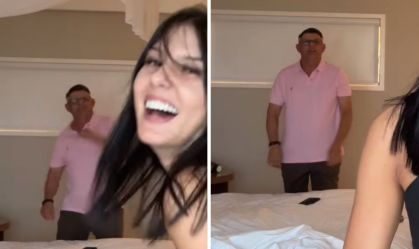 Ana Castela faz dancinha ao lado do pai e vídeo viraliza; assista
