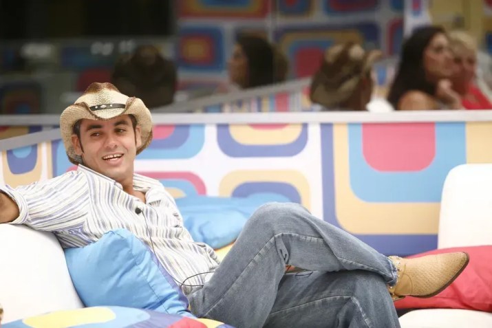 André Oliveira ficou conhecido como André Cowboy no BBB9 • TV Globo