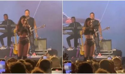 Anitta se irrita e dá bronca em fã durante show: "Você é insuportável"