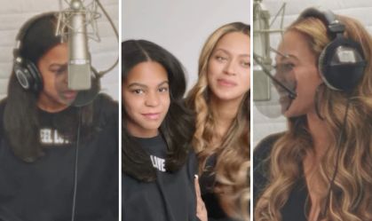 Beyoncé e a filha, Blue Ivy, dublam Nala e Kiara em "Mufasa"